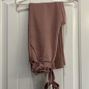 NWT GRACE KARIN Women's Cropped Paper Bag Waist Pants with Pockets